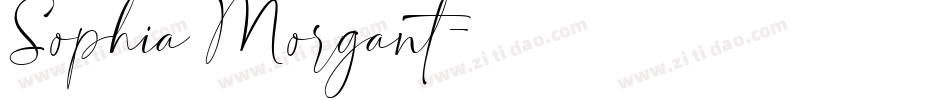 Sophia Morgant字体转换